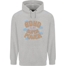 ADHD is My Superpower Childrens Kids Hoodie Sports Grey