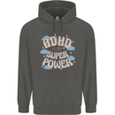 ADHD is My Superpower Childrens Kids Hoodie Storm Grey