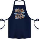 ADHD is My Superpower Cotton Apron 100% Organic Navy Blue