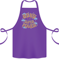 ADHD is My Superpower Cotton Apron 100% Organic Purple