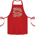 ADHD is My Superpower Cotton Apron 100% Organic Red