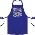 ADHD is My Superpower Cotton Apron 100% Organic Royal Blue