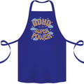 ADHD is My Superpower Cotton Apron 100% Organic Royal Blue