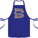 ADHD is My Superpower Cotton Apron 100% Organic Royal Blue