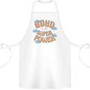 ADHD is My Superpower Cotton Apron 100% Organic White