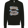ADHD is My Superpower Kids Sweatshirt Jumper Black