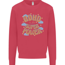 ADHD is My Superpower Kids Sweatshirt Jumper Heliconia