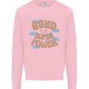 ADHD is My Superpower Kids Sweatshirt Jumper Light Pink