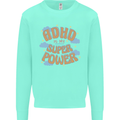 ADHD is My Superpower Kids Sweatshirt Jumper Peppermint