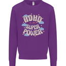 ADHD is My Superpower Kids Sweatshirt Jumper Purple