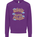 ADHD is My Superpower Kids Sweatshirt Jumper Purple