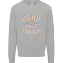 ADHD is My Superpower Kids Sweatshirt Jumper Sports Grey