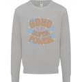 ADHD is My Superpower Kids Sweatshirt Jumper Sports Grey