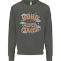 ADHD is My Superpower Kids Sweatshirt Jumper Storm Grey