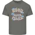 ADHD is My Superpower Kids T-Shirt Childrens Charcoal