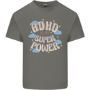 ADHD is My Superpower Kids T-Shirt Childrens Charcoal