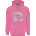 ADHD is My Superpower Mens 80% Cotton Hoodie Azelea