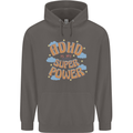 ADHD is My Superpower Mens 80% Cotton Hoodie Charcoal