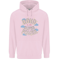 ADHD is My Superpower Mens 80% Cotton Hoodie Light Pink