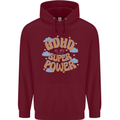 ADHD is My Superpower Mens 80% Cotton Hoodie Maroon