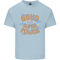 ADHD is My Superpower Mens Cotton T-Shirt Tee Top Light Blue
