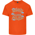 ADHD is My Superpower Mens Cotton T-Shirt Tee Top Orange