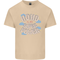 ADHD is My Superpower Mens Cotton T-Shirt Tee Top Sand