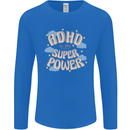 ADHD is My Superpower Mens Long Sleeve T-Shirt Royal Blue