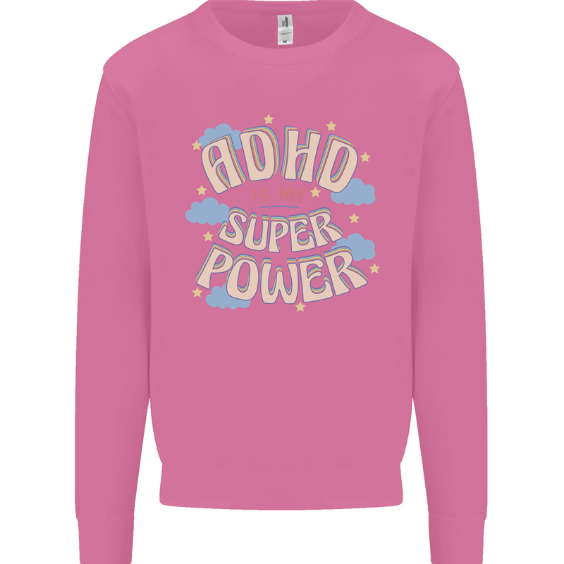 ADHD is My Superpower Mens Sweatshirt Jumper Azalea