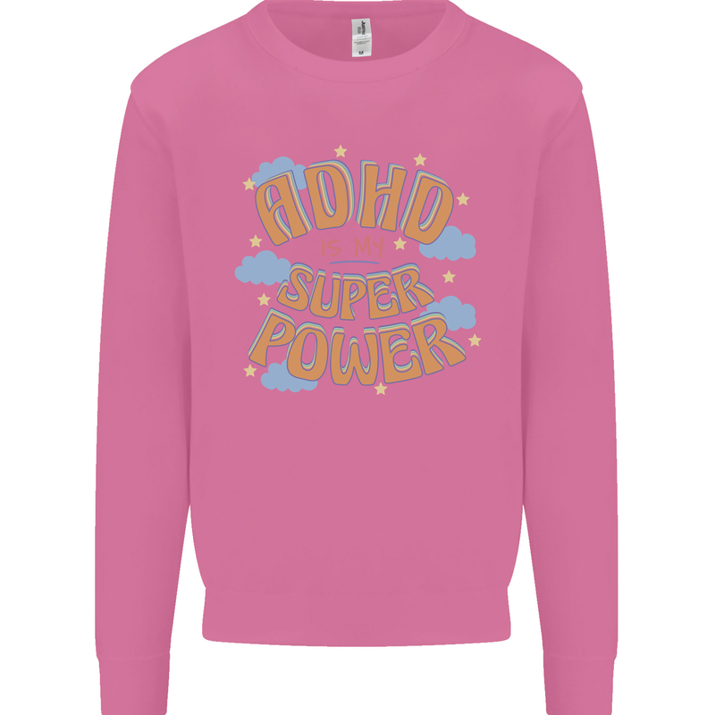 ADHD is My Superpower Mens Sweatshirt Jumper Azalea