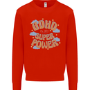 ADHD is My Superpower Mens Sweatshirt Jumper Bright Red