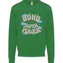 ADHD is My Superpower Mens Sweatshirt Jumper Irish Green