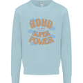 ADHD is My Superpower Mens Sweatshirt Jumper Light Blue