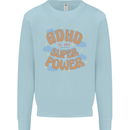 ADHD is My Superpower Mens Sweatshirt Jumper Light Blue
