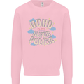 ADHD is My Superpower Mens Sweatshirt Jumper Light Pink