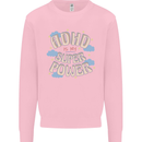 ADHD is My Superpower Mens Sweatshirt Jumper Light Pink