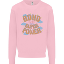ADHD is My Superpower Mens Sweatshirt Jumper Light Pink