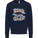 ADHD is My Superpower Mens Sweatshirt Jumper Navy Blue