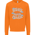 ADHD is My Superpower Mens Sweatshirt Jumper Orange