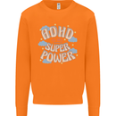 ADHD is My Superpower Mens Sweatshirt Jumper Orange
