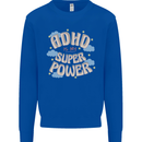 ADHD is My Superpower Mens Sweatshirt Jumper Royal Blue