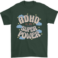 ADHD is My Superpower Mens T-Shirt 100% Cotton Forest Green