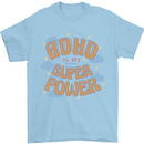 ADHD is My Superpower Mens T-Shirt 100% Cotton Light Blue