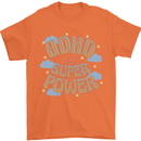 ADHD is My Superpower Mens T-Shirt 100% Cotton Orange