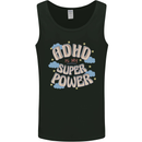 ADHD is My Superpower Mens Vest Tank Top Black
