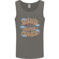 ADHD is My Superpower Mens Vest Tank Top Charcoal