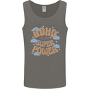 ADHD is My Superpower Mens Vest Tank Top Charcoal