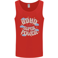 ADHD is My Superpower Mens Vest Tank Top Red