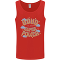 ADHD is My Superpower Mens Vest Tank Top Red
