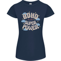 ADHD is My Superpower Womens Petite Cut T-Shirt Navy Blue
